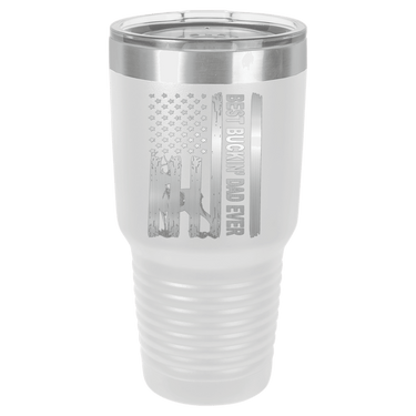 Patriotic Best Buckin' Dad Ever 30oz Ringneck Tumbler
